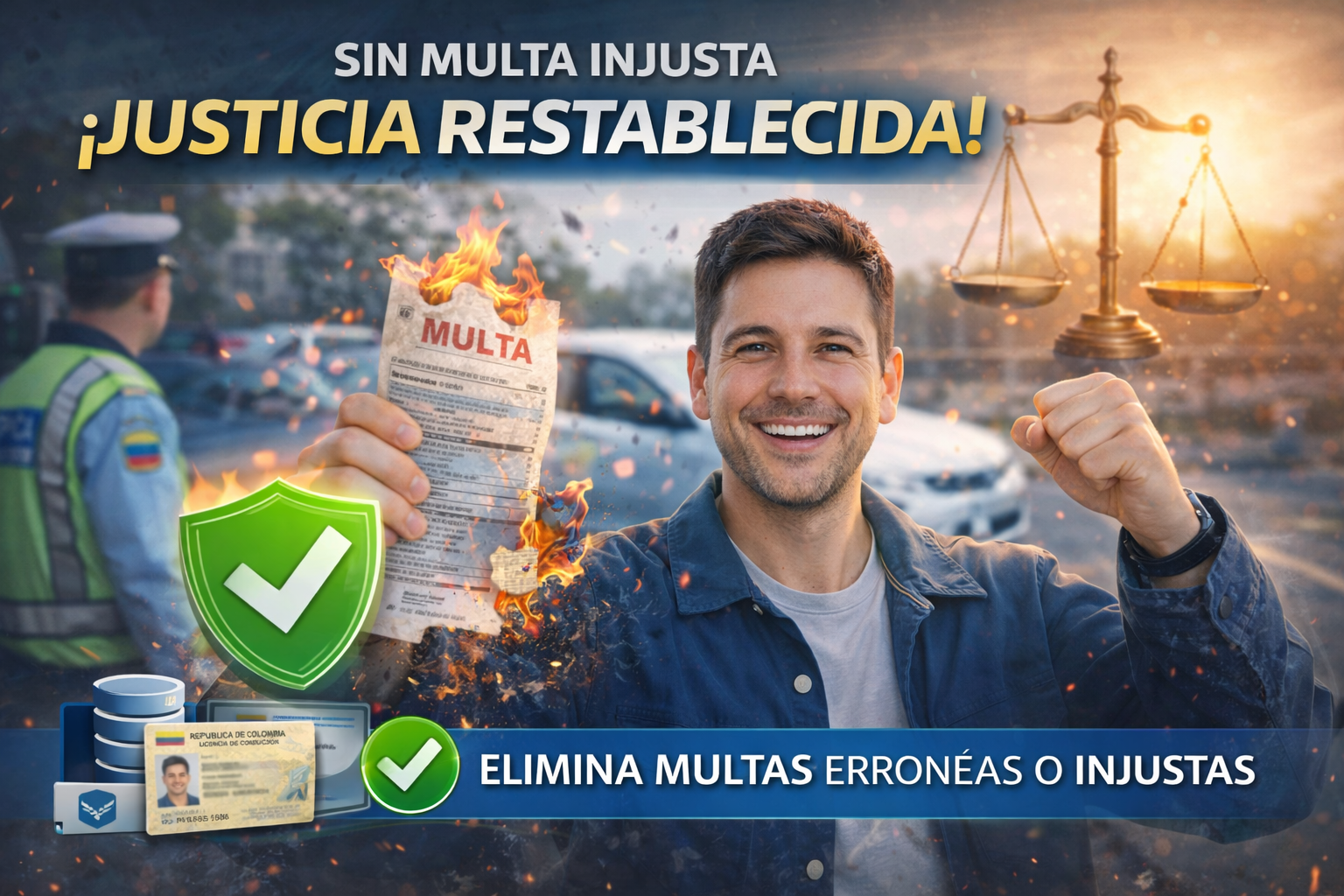 Eliminación de multas de tránsito